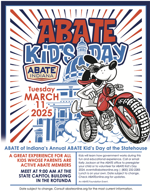 2025 ABATE Kids Day Flyer