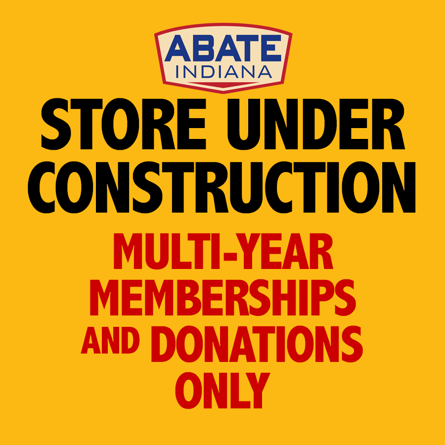 ABATE products will not be available through the store, due to shipping issues. We're working on a new website and hope to have it open soon. In the meantime, you can still purchase a multi-year membership and make donations. Thank you for your patience and support.