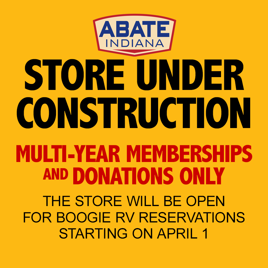 ABATE products will not be available through the store, due to shipping issues. We're working on a new website and hope to have it open soon. In the meantime, you can still purchase a multi-year membership and make donations. Thank you for your patience and support.
