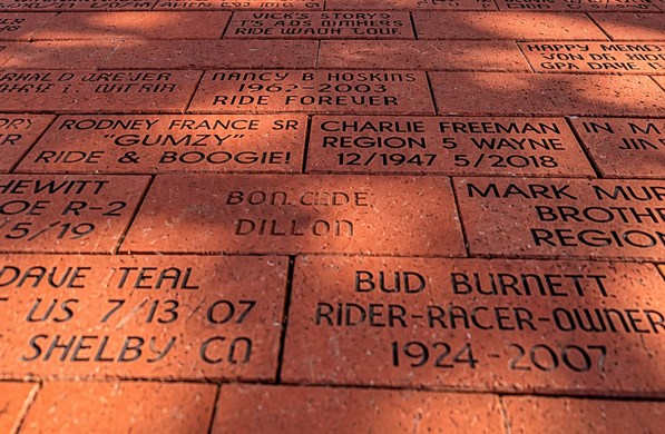 Memorial Bricks Closeup